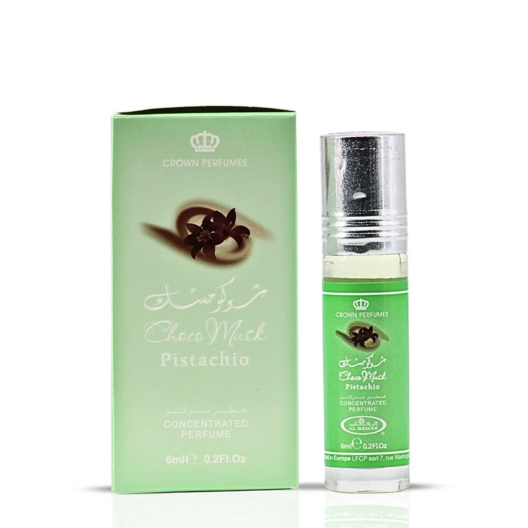 Pack of 6 - Choco Musk Pistachio  6ml Perfume Oil by Al Rehab