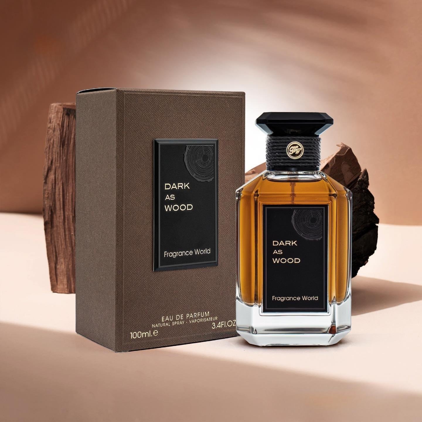 Dark As Wood  100ml by Fragrance World - Eau De Parfum