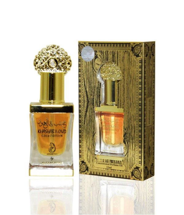 Pack of 12- Khashab & Oud Gold 12ml - Perfume Oil by My Perfumes